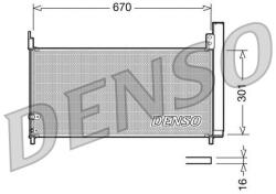 DENSO Condensator, climatizare DENSO DCN50037 (DCN50037) - automobilus