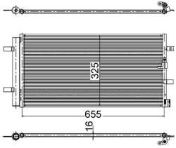 MAHLE Condensator, climatizare MAHLE BEHR AC 2 000S (AC 2 000S)