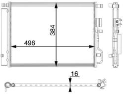 MAHLE Condensator, climatizare MAHLE BEHR *** PREMIUM LINE *** AC 61 000P (AC 61 000P)