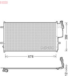 DENSO Condensator, climatizare DENSO DCN44010 (DCN44010)