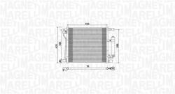 Magneti Marelli Condensator, climatizare MAGNETI MARELLI 350203992000 (350203992000) - automobilus