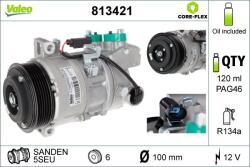 VALEO Compresor, climatizare VALEO CORE-FLEX 813421 (813421)