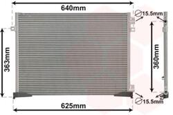 VAN WEZEL Condensator, climatizare VAN WEZEL 43005400 (43005400)