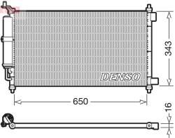 DENSO Condensator, climatizare DENSO DCN46020 (DCN46020) - automobilus