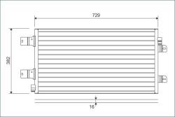 VALEO Condensator, climatizare VALEO 814003 (814003)