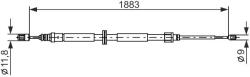 Bosch Cablu, frana de parcare BOSCH 1 987 482 302 (1 987 482 302) - automobilus