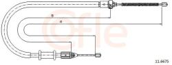 COFLE Cablu, frana de parcare COFLE 11.6675 (11.6675) - automobilus