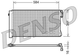 DENSO Condensator, climatizare DENSO DCN05012 (DCN05012) - automobilus