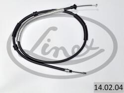 LINEX Cablu, frana de parcare LINEX 14.02. 04 (14.02.04) - automobilus