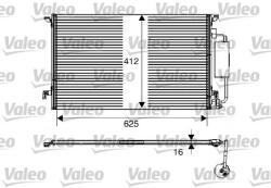 VALEO Condensator, climatizare VALEO 817712 (817712)