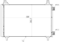 MTR Condensator, climatizare MTR 13054857 (13054857) - automobilus