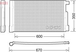 DENSO Condensator, climatizare DENSO DCN01004 (DCN01004)