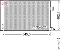 DENSO Condensator, climatizare DENSO DCN11009 (DCN11009) - automobilus
