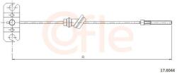 COFLE Cablu, frana de parcare COFLE 17.6044 (17.6044)