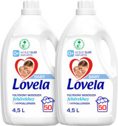 Lovela Folyékony fehér ruhákhoz 2x4,5 l (100 mosás)