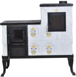 eSemineu Premium Terracotta Boot Type White/Painted with Glass Door 10kW right