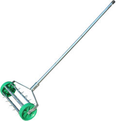Outsunny Rastrello Scarificatore da Giardino con Ruote, 135x42x15cm (845-022)