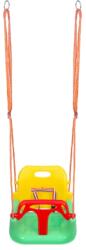 Garden Line Műanyag gyerek hinta 42x38x41 cm - Zöld/sárga (HAM6614) - inlea