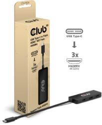 Club 3D - USB-C to Triple HDMI MST Hub 4K60Hz - CSV-1554 (CSV-1554)