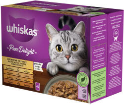 Whiskas Pure Delight szárnyas válogatás - multipack 4 x