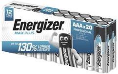 Energizer MAX PLUS tartós elem AAA, alkáli, 20db/csomag (ENERGIZER_E301322906) (ENERGIZER_E301322906)