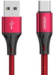JOYROOM USB - USB Type C kábel 3A 0.2m (piros)