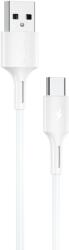  WK Design USB - USB Type C kábel 3A 1m (fehér)