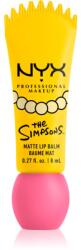 NYX Cosmetics The Simpsons Smushy balsam de buze cu efect matifiant culoare Smarty Pink 8 ml