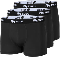 Zulu Bambus 210 4in 3-pack férfi boxer XXL / fekete