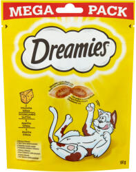 Dreamies kiegészítő macskaeledel sajttal felnőtt macskák és 8 hetesnél idősebb kölykök számára 180 g - ecofamily