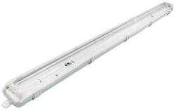 Asalite Prémium IP65 Por-és Páramentes Armatúra 2x120cm T8 LED Csőre Előkészítve (2x18W fénycső nem tartozék) (ASA655080023)