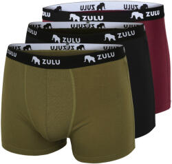 Zulu Bambus 210 4in 3-pack férfi boxer M / mix4