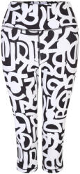 Dare 2b Influential 3/4 női 3/4-es leggings XS / fehér/fekete