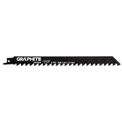 GRAPHITE Orrfűrészlap, HM, 228x22x1.5mm, 3TPI (56H038) (56H038)