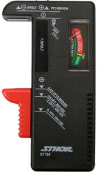  STHOR Elemteszter 1.5V 9V (81700) (81700)
