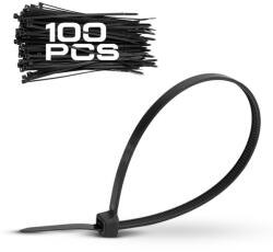 Bormann nylon kábelkötegelő 4, 6*300mm fekete 100db (BCR5066) (BCR5066)