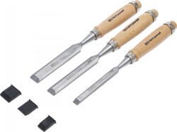 BGS technic DIY 3 részes véső készlet, 10 - 16 - 20mm, nagy igénybevételhez kialakítva (BGS 50240) (50240)