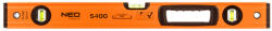 NEO TOOLS Vízmérték, alu, 3 libella, 1 fogantyú, S 400, 60cm (71-142) (71-142)