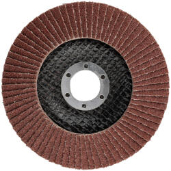 GRAPHITE Csiszolókorong lamellás 125x22, 2mm, P80 fém, fa (58T122) (58T122)