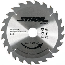 TOYA TCT fűrészlap fához D200 x 30 mm, 24 fog (08829) (08829)