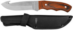 NEO TOOLS Túlélő kés, full-tang, 24 cm, rozsdamentes acél, bambusz nyél, penge: 14.5cm (63-116) (63-116)