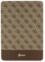 GUESS GUFC10PS4SGW iPad 10.2" készülékhez 4G tok Stripe Allover barna