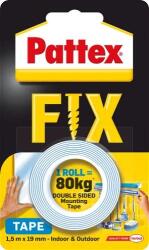PATTEX Bandă adezivă, cu două fețe, 19 mm x 1, 5 m, HENKEL "Pattex Fix 80 kg", albastru 1684211 (Pattex1684211)