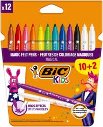 BIC Bic, Kids, Coulour Erase, carioci, 10 culori + 2