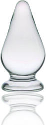 Guilty Toys Dop Anal Glass Plug No. 5, Sticla Premium, Transparent, 12.5 cm, Guilty Toys, Sexxify