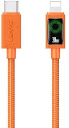 USAMS iPhone 14 Plus / 14 Pro Max / 14 Pro USAMS SJ774 cablu de date Type-C - Lightning, 120cm, NARANSSÁRGA (SJ774USB02)