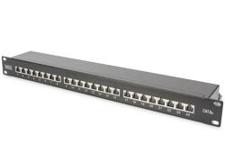 ASSMANN 24-port Patch Panel 1U Black DN-91624S-EA-B (DN-91624S-EA-B)