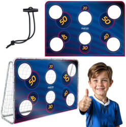 Neo-Sport Célzóponyva futballkapura, Neo-Sport, 215 x 150 cm, sötétkék, vízálló, ütésálló, rögzítőkkel, könnyű felszerelés (TE1475)