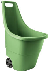 Keter Kétkerekű kocsi, Keter Easy Go, 50 l, zöld, 51 x 56 x 84 cm, műanyag, időjárásálló, ergonomikus fogantyú, könnyű (TC212313)