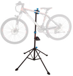 Strend Pro Kerékpárjavító állvány, Strend Pro, 109-190 cm, 22-55 mm vázbefogó, 360°-ban forgatható, mágneses szerszámtartóval, 30 kg teherbírás, stabil (TC2161463)